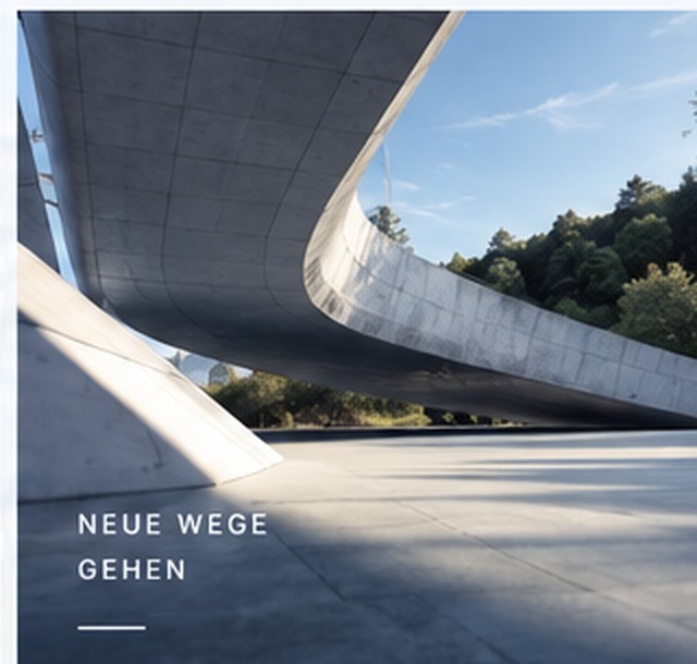 Moderne Architektur als Symbol für neue Wege